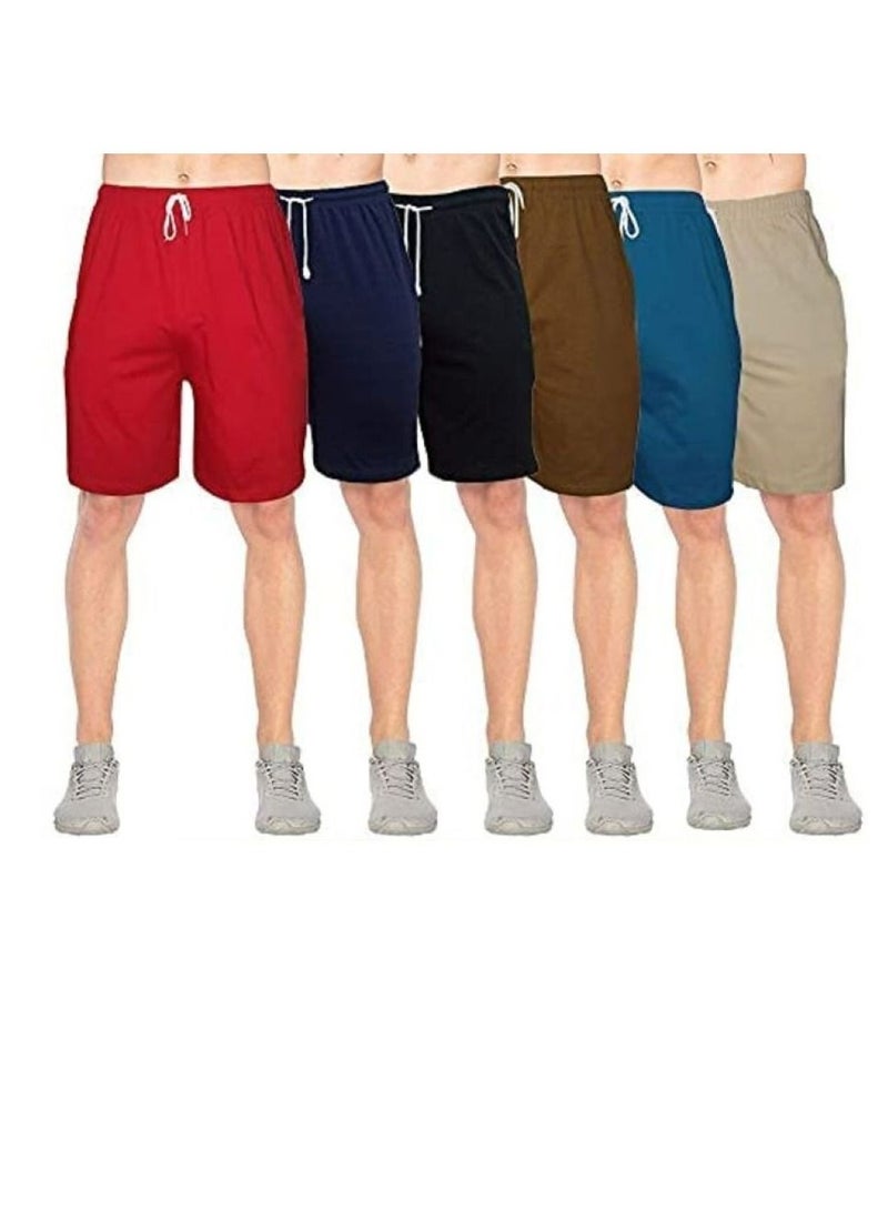 Eviking Men's Shorts, Loose-Fit, free Sizes, Active Athletic Performance, soft material, with Drawstrings, Comfort fit - Image 5