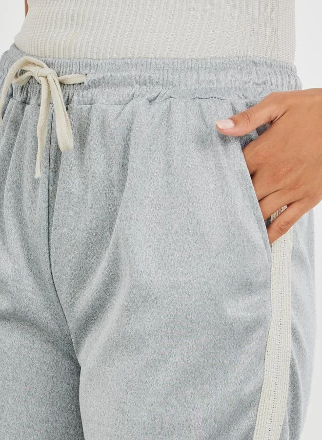 Take Two Take Two Side Lace Detail Shorts with Drawstring