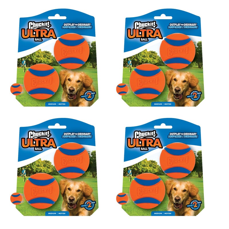 ChuckIt! Medium Ultra Ball Bundle, 8 Count - Image 3