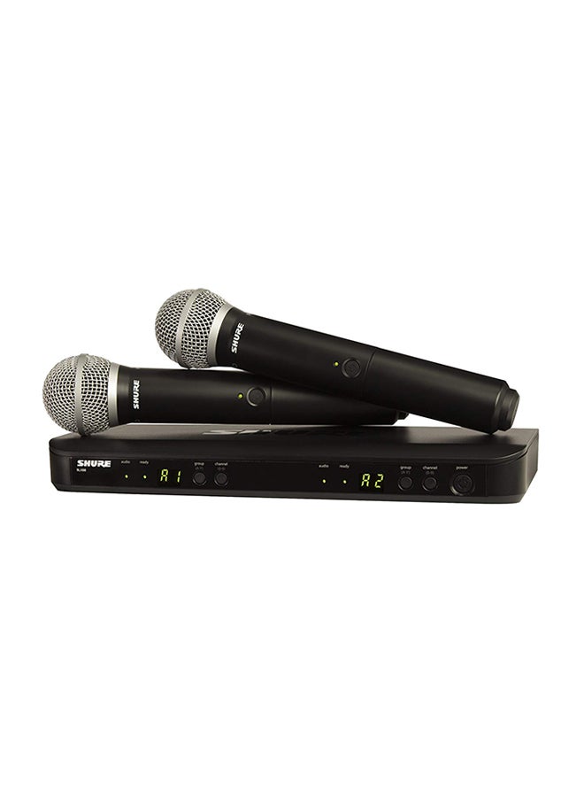 Dual Channel Handheld Wireless System Black