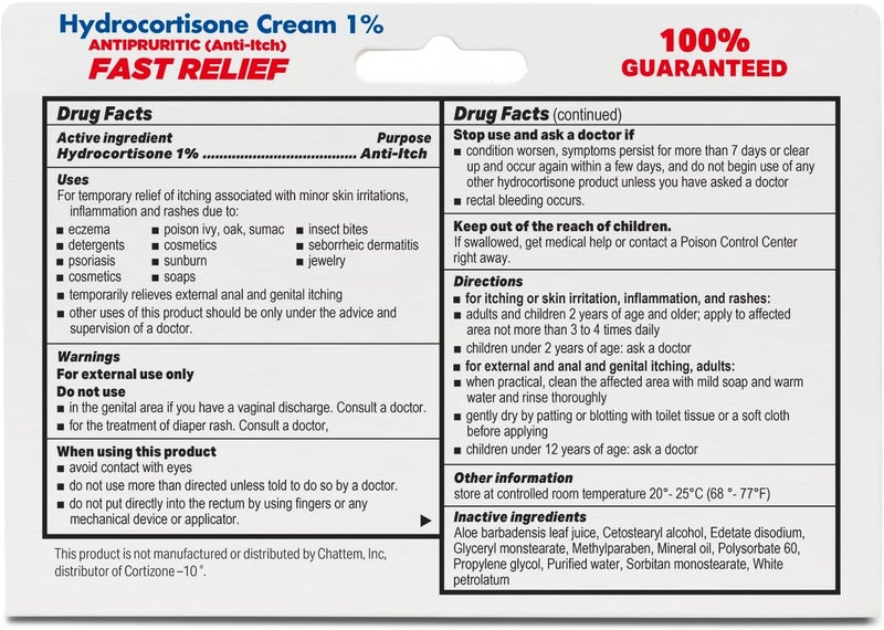 Globe (3 Pack Hydrocortisone Maximum Strength Cream 1%, Anti-Itch Cream for Redness, Swelling, Itching, Rash, Bug/Mosquito Bites, Eczema, Hemorrhoids & More - Image 2