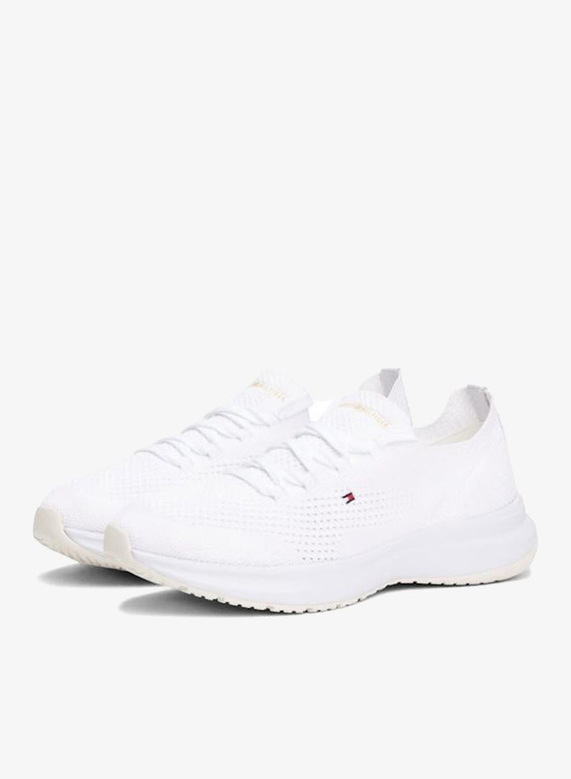 TOMMY HILFIGER knit runner lace ups sneakers - Image 4