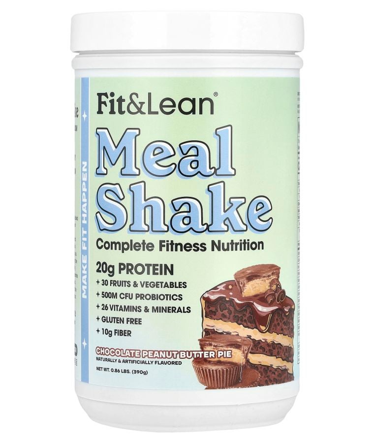 Fit & Lean Meal Shake Complete Fitness Nutrition Chocolate Peanut Butter Pie 0.86 lb (390 g)