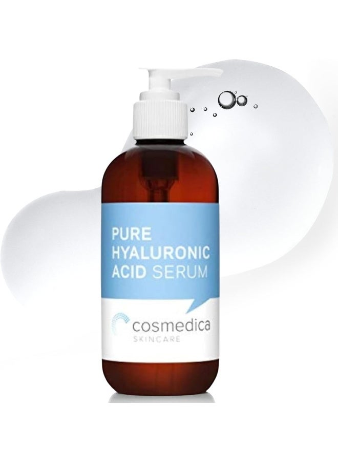 Cosmedica Skincare Hyaluronic Acid Serum For Skin- 100% Pure Anti-Aging Serum- Intense Hydration + Moisture, Non-Greasy, Paraben-Free-Best Hyaluronic Acid For Your Face (8 Oz./Pro Formula)  - Image 1