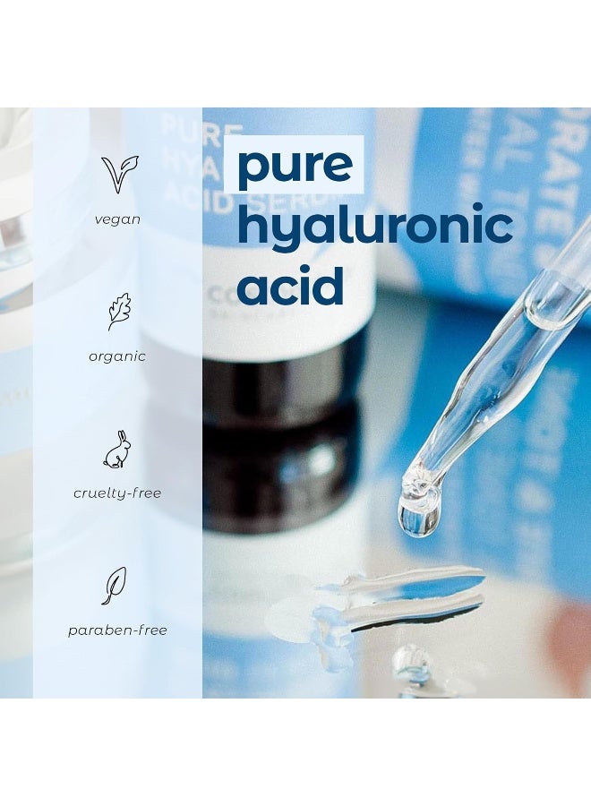Cosmedica Skincare Hyaluronic Acid Serum For Skin- 100% Pure Anti-Aging Serum- Intense Hydration + Moisture, Non-Greasy, Paraben-Free-Best Hyaluronic Acid For Your Face (8 Oz./Pro Formula)  - Image 2