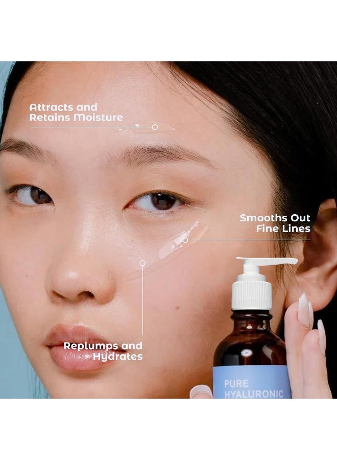 Cosmedica Skincare Hyaluronic Acid Serum For Skin- 100% Pure Anti-Aging Serum- Intense Hydration + Moisture, Non-Greasy, Paraben-Free-Best Hyaluronic Acid For Your Face (8 Oz./Pro Formula)  - Image 4