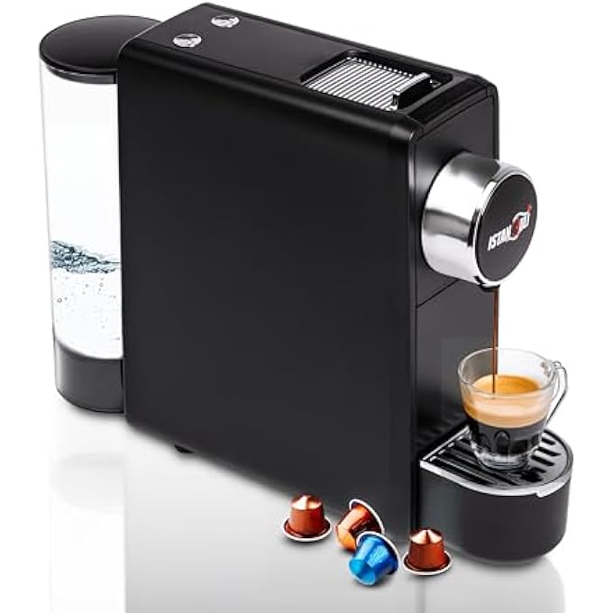استنبولي  ماكينة صنع قهوة كبسولة صغيرة الحجم ذات نكهة رائعة وضغط 19 بار للحصول على كوب مثالي - Image 1