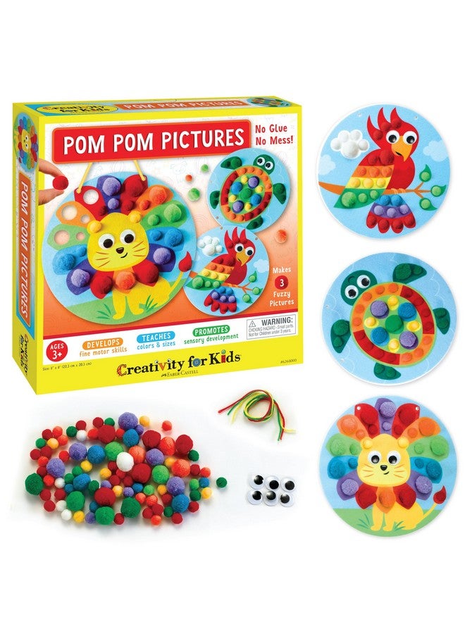 Creativity for Kids إبداع للأطفال: صور بوم بوم - أنشطة تعليمية لمرحلة ما قبل المدرسة، ألعاب حسية للأطفال الصغار، فنون وحرف للأطفال من عمر 3-5 سنوات - Image 1