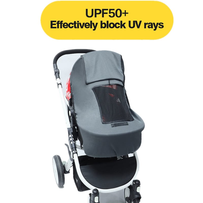 Universal stroller sun shield (UPF50 + sun protection) - Image 4