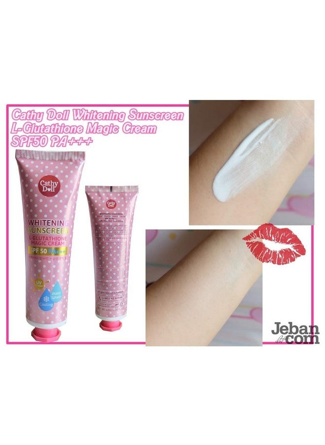 Cathy Doll Cathy Doll L-Glutathione Magic Cream SPF 50 Whitening Sunscreen 138ml  - Image 3