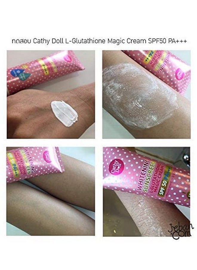Cathy Doll Cathy Doll L-Glutathione Magic Cream SPF 50 Whitening Sunscreen 138ml  - Image 5