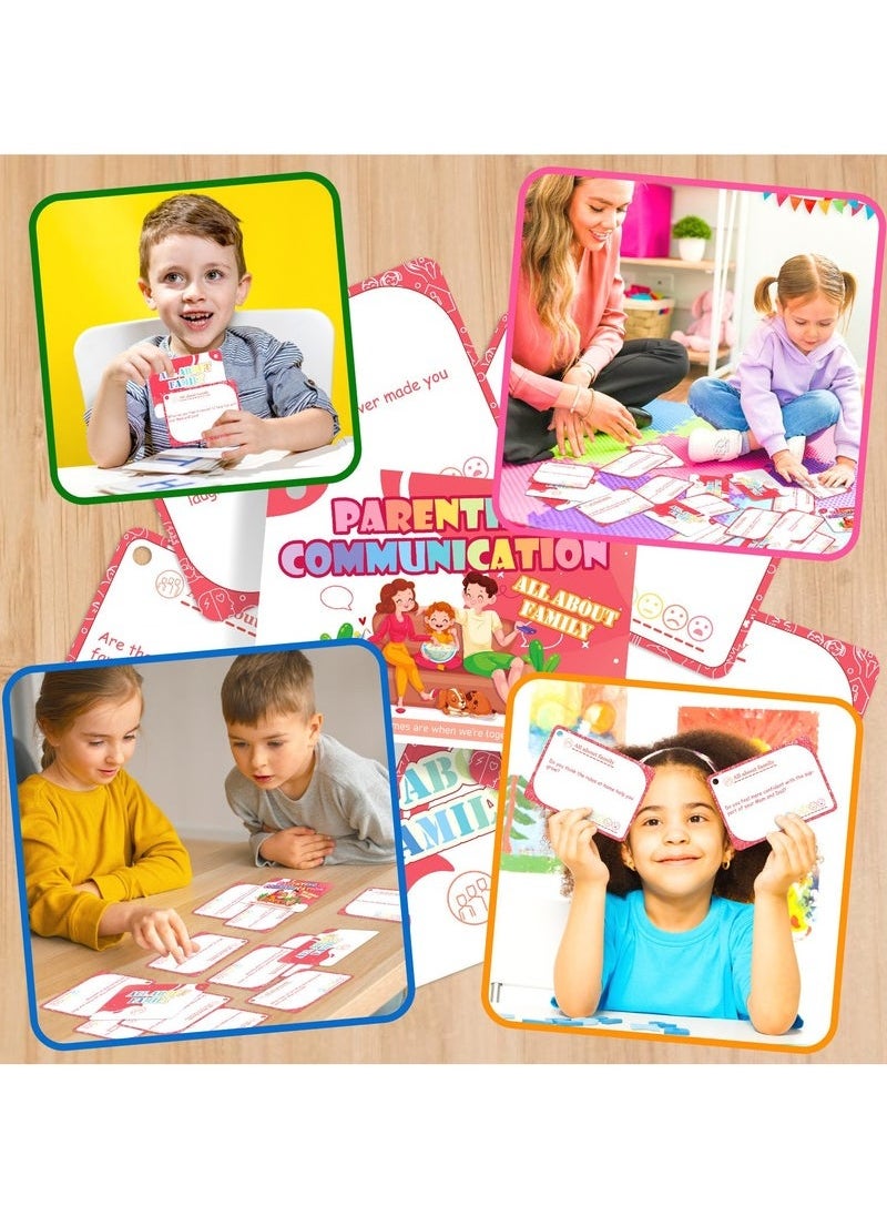 PEI  AN Family Relationship English Short Sentences Children's Educational Early Education Parent-Child Interactive Communication Questions And Answers Early Education Toys  - Image 1
