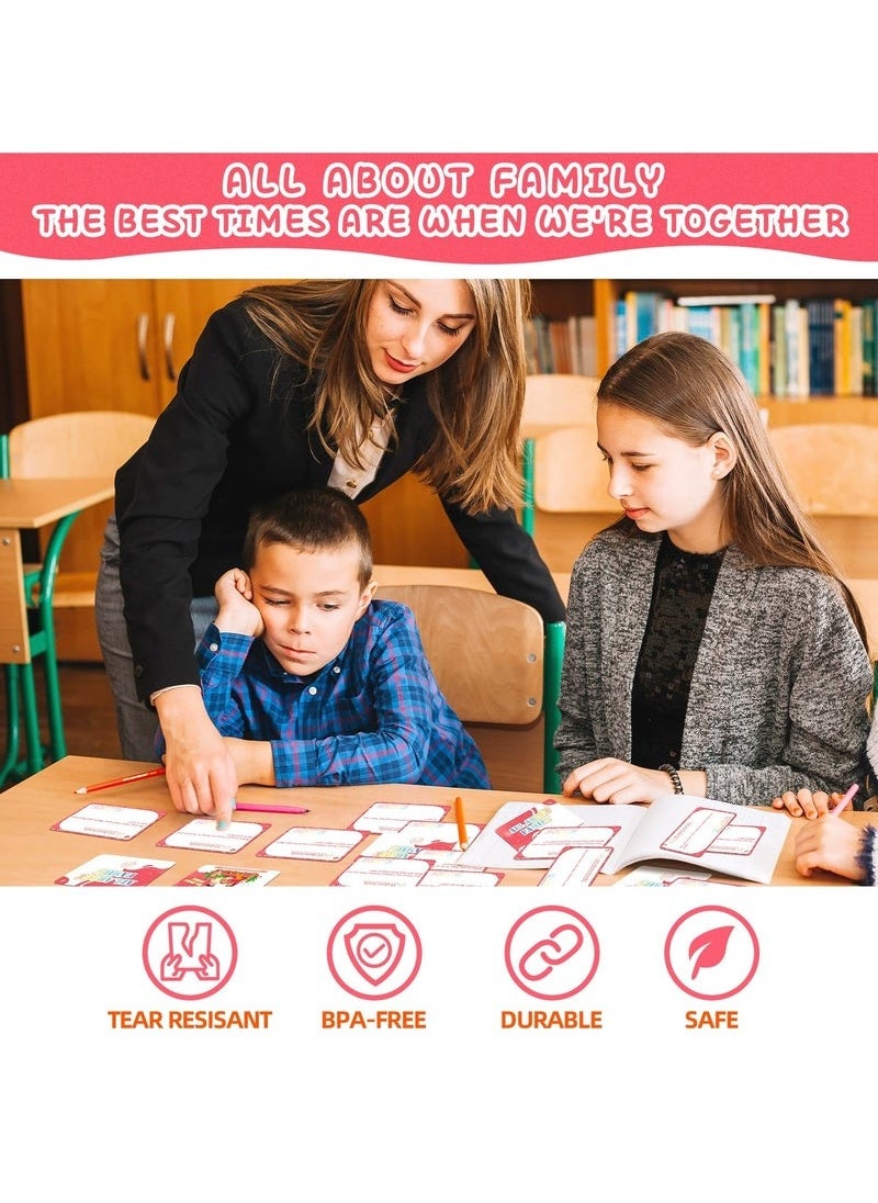 PEI  AN Family Relationship English Short Sentences Children's Educational Early Education Parent-Child Interactive Communication Questions And Answers Early Education Toys  - Image 3