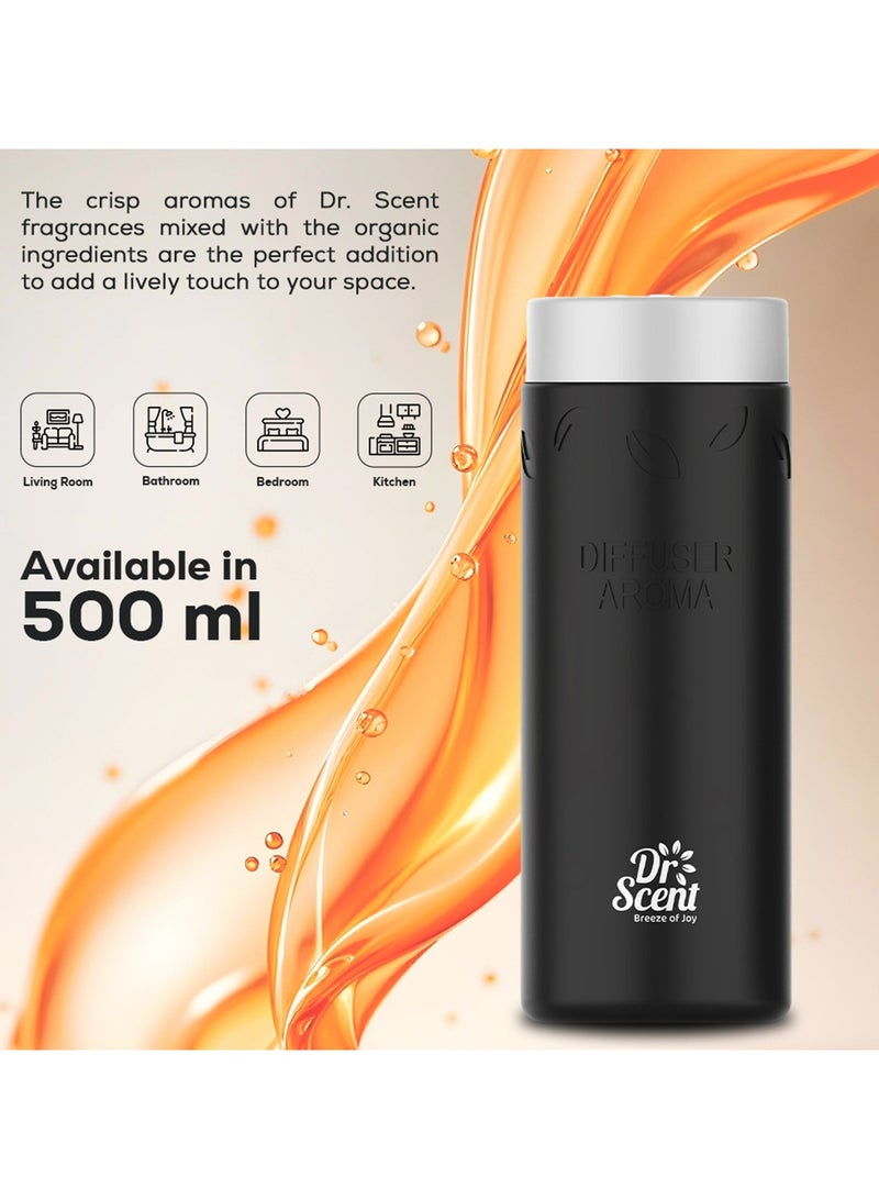 Dr Scent Dr Scent Diffuser Aroma Oil - Made with Organic Ingredients | Ideal for Offices, Homes, Hotels & Spas - Home 500 ml  - Image 3