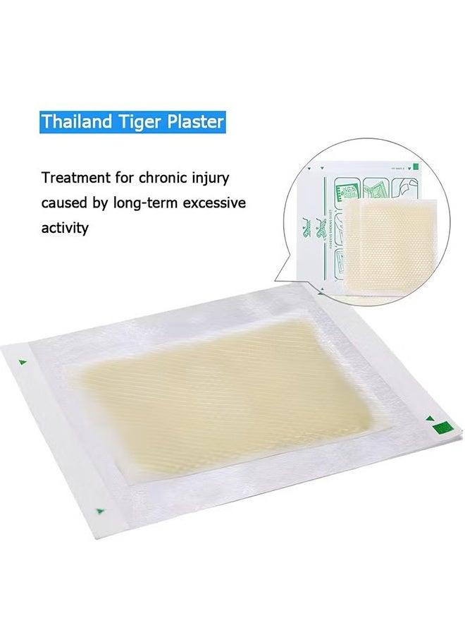 2 حزمة بلسم النمر الجص المعالج -RD، الإحساس الدافئ لتخفيف الألم السريع، الإغاثة المستهدفة للعضلات والمفاصل والصلابة -10 سم × 14 سم - Image 3