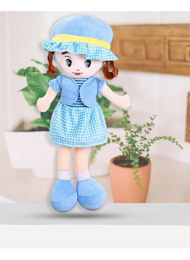 Besties BESTIES Super Soft Stuffed Girl Winky Candy Doll (Winky Doll Sky Blue, 40 cm)  - Image 1