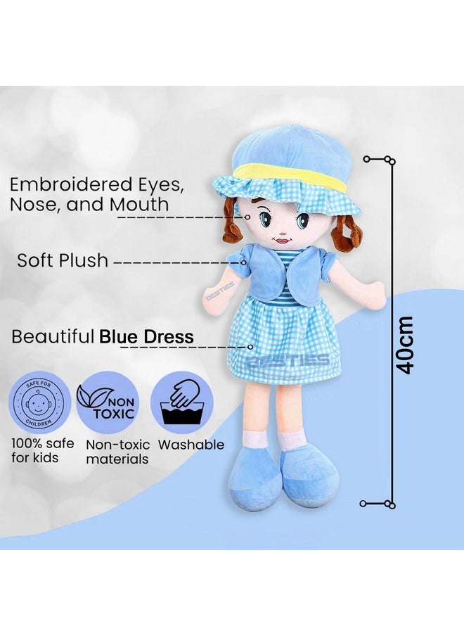 Besties BESTIES Super Soft Stuffed Girl Winky Candy Doll (Winky Doll Sky Blue, 40 cm)  - Image 2