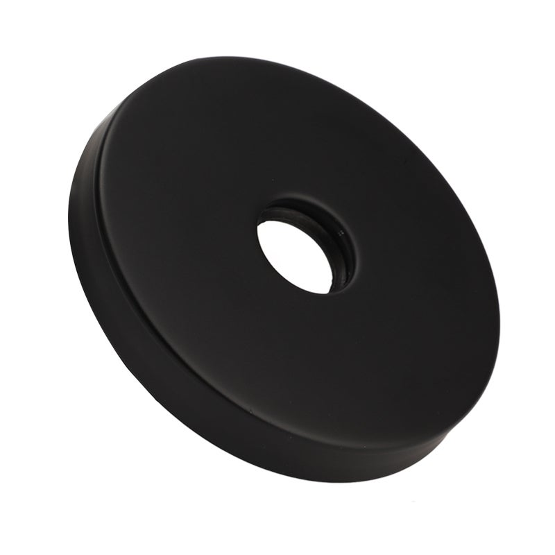 Large Shower Arm Flange 304 Stainless Steel Shower Arm Escutcheon Plate for G1/2in Pipe Replacement Home Black - Image 3