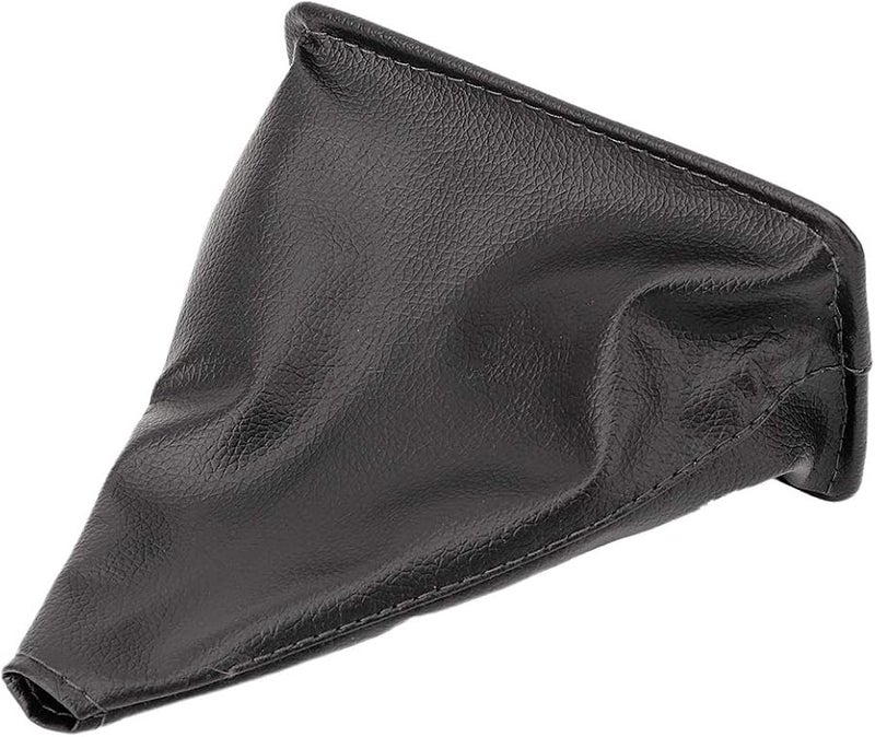 Universal Black Leather Gear Shift Boot Cover Replacement for Smooth Driving - Image 1