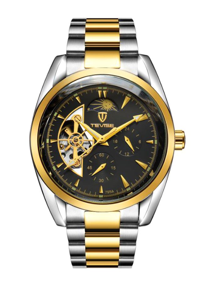 تيفيز ساعة بعقارب وسوار من الإستانلس ستيل طراز 795a men - Image 1