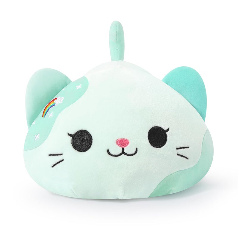 Onsoyours Original Rainbow Cat Plush 13 Inch Kitty Plushies Toy Blue Cat Kitten Stuffed Animal Soft Pillow Kawaii Plushie Gift for Kids & Adults (Rainbow Cat, 13") - Image 5