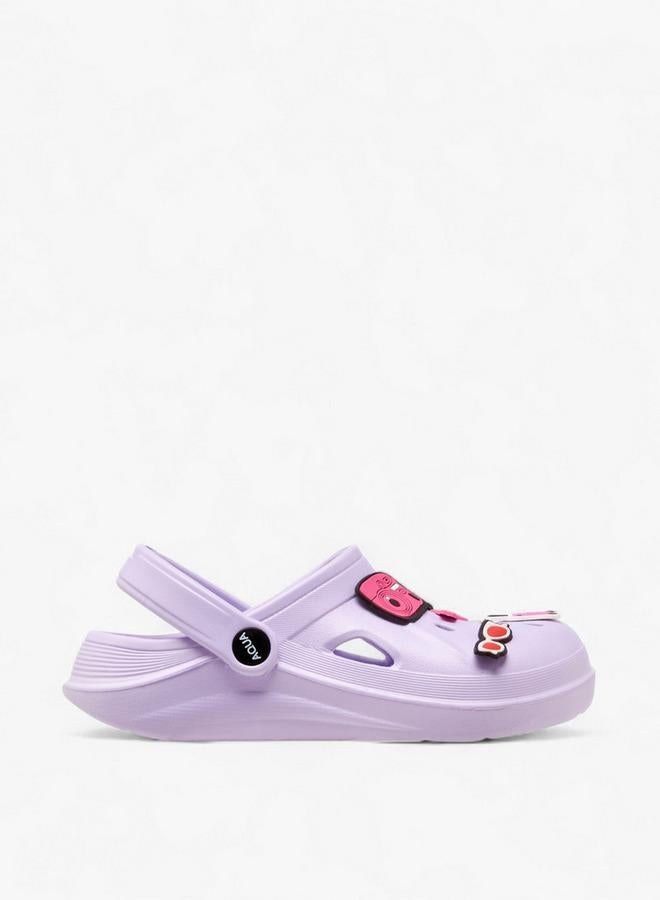 Aqua Boys Jibbitz Accent Clogs - Image 1