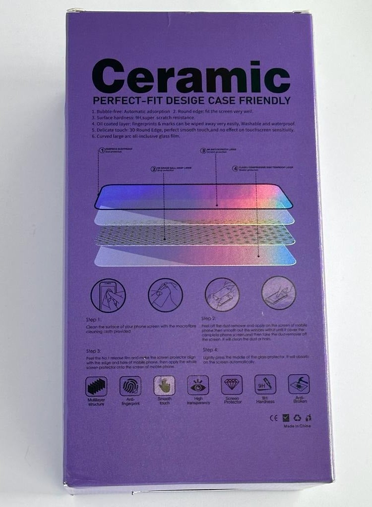 أونتايم غطاء حماية امامي آيفون 11 وXR سيراميك اونتايم - Image 2