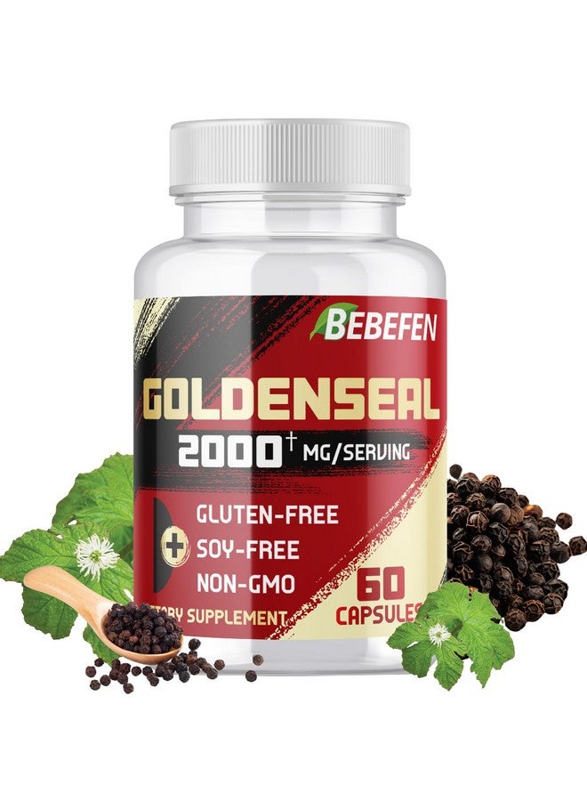 BEBEFEN كبسولات جذر الذهب BEBEFEN 2000 ملغ | مكمل عشبي تقليدي | مستخلص مركز | نباتي، غير معدل وراثيًا - Image 1