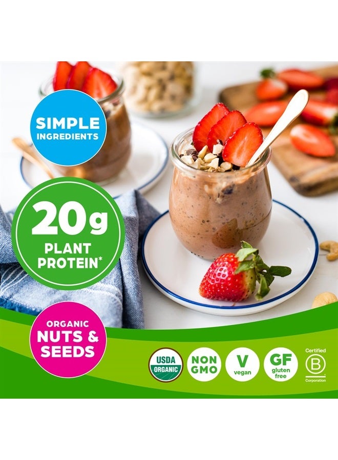 Orgain Organic Simple Vegan Protein Powder, Chocolate - 20g Plant Based Protein, Made with less Ingredients, No Artificial Sweeteners, Gluten-Free, Non-GMO, No Dairy or Lactose Ingredients, 1.25lb - Image 3