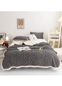 Sharpdo Coral Flannel Thickened Lambswool Blanket Sofa Blanket 180*200CM  - Image 3