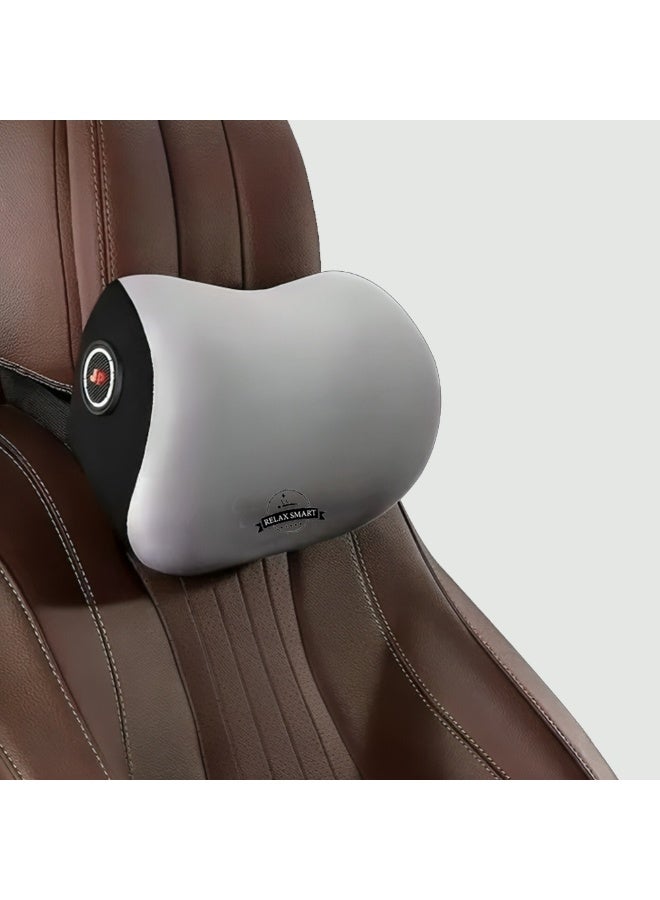 ريلاكس سمارت وسادة رقبة مريحة من الميموري فوم لمقعد السيارة – وسادة دعم للرأس والرقبة بتصميم مريح مع حزام قابل للتعديل لتخفيف آلام الرقبة والإجهاد أثناء القيادة - Image 2
