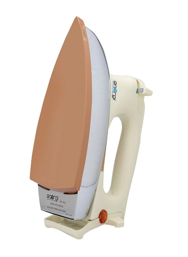 Energi 1000W Heavy Dry Iron EG-AB-30S White - Image 5