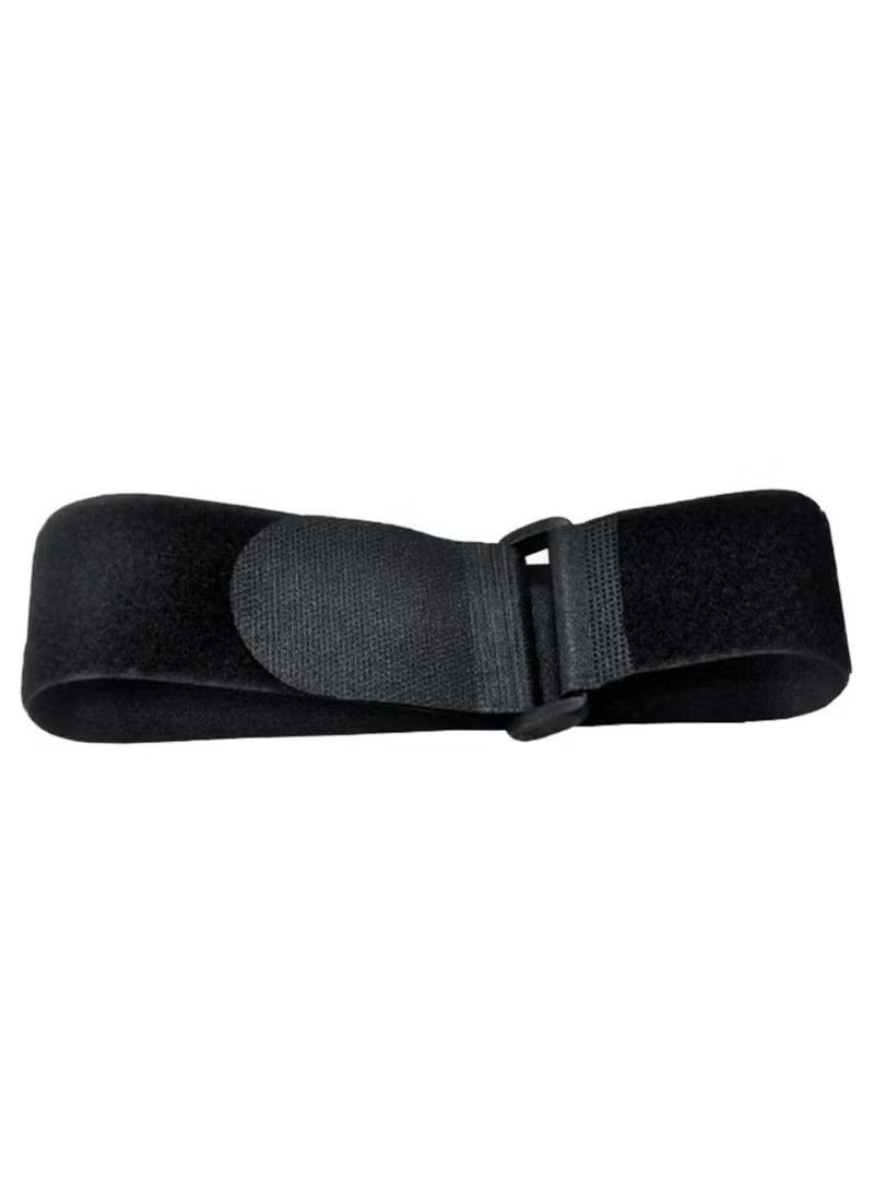 مجموعة من 10 أشرطة كابلات فيلكرو سوداء، نايلون ذاتي اللصق مع مشابك، قابلة للتعديل وإعادة الاستخدام لإدارة الكابلات - Image 3