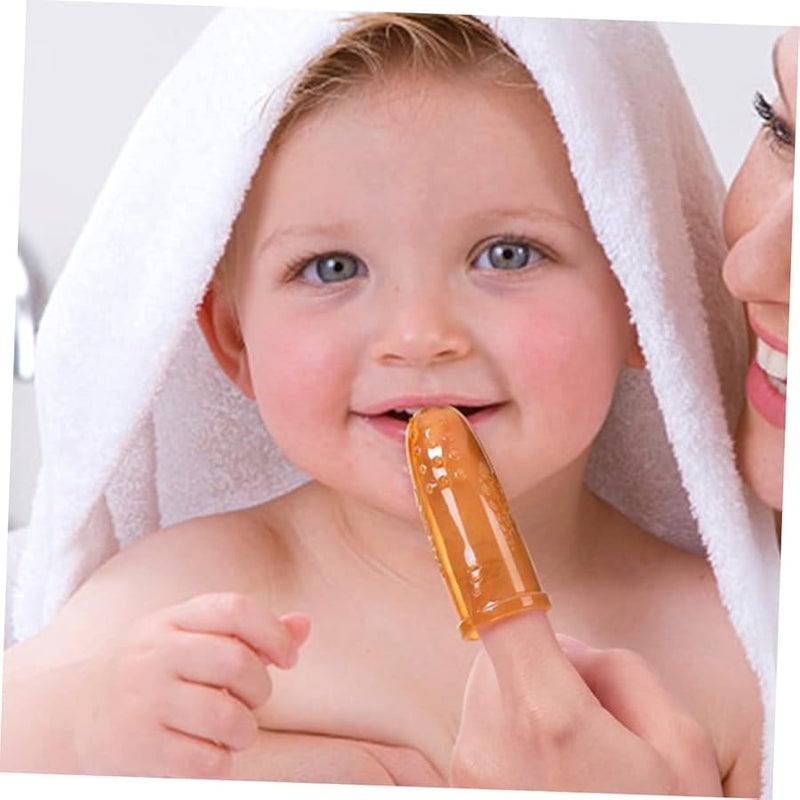 Silicone Finger Toothbrush For Toddlers Teething Relief And Gum Massage Boys Girls - Image 5