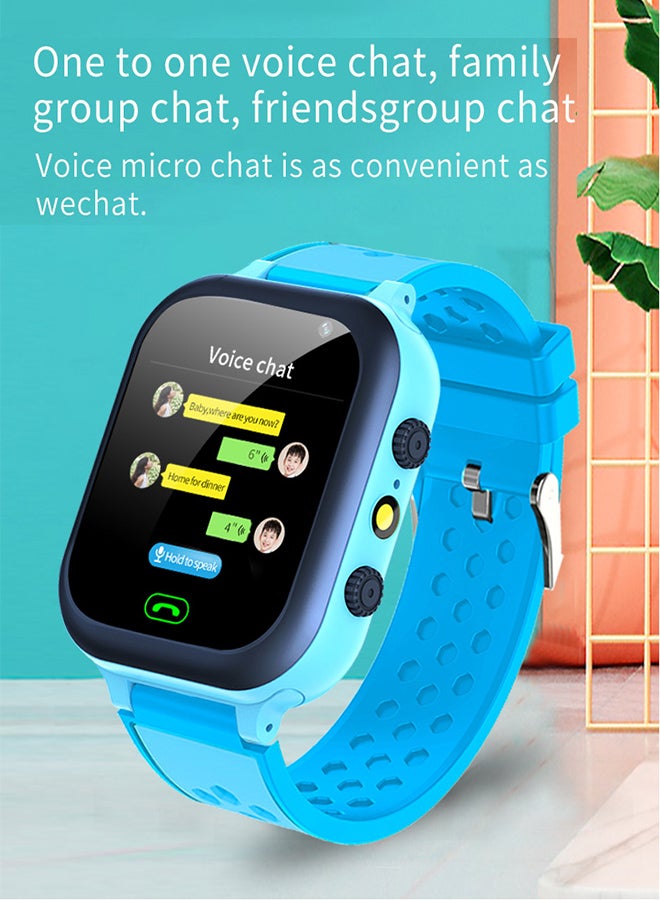Arabest Kids Smartwatch,Fitness Tracker with Heart Rate Sleep Monitor for Android iPhone,19 Sport Modes,IP68 Water Resistant,Video Calling Design,Gift for Teens 6+(Blue)  - Image 2