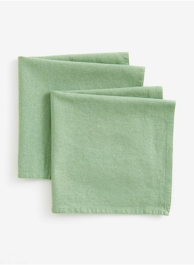 H&M 2-Pack Linen-Blend Napkins