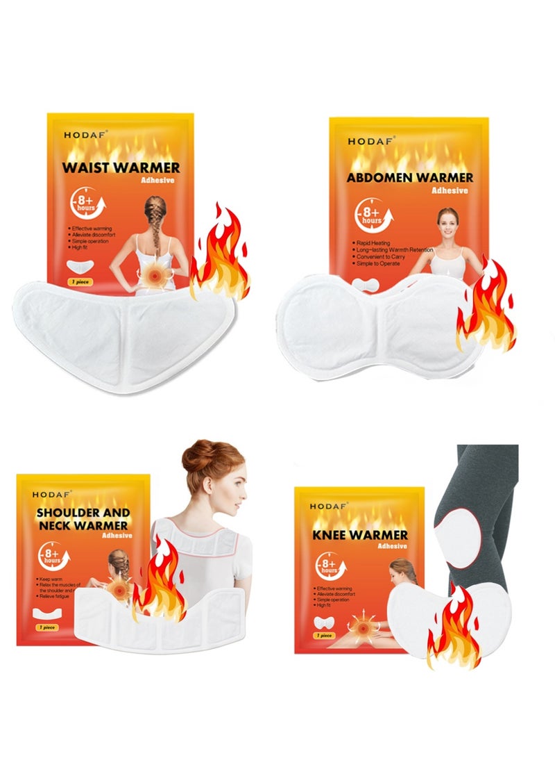 Hodaf Warmer Patch – Disposable Hot Therapy Packs – Up to 8 Hours of Heat Long Lasting & Discomfort Relief for Winter Outdoor Work, Sports Activities – 4 Pack - Image 1
