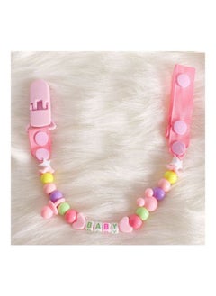 BLOOMING TIME Baby Beads Chain Rope Anti-Drop Pacifier Clip Teether Nipple Holder  - Image 2