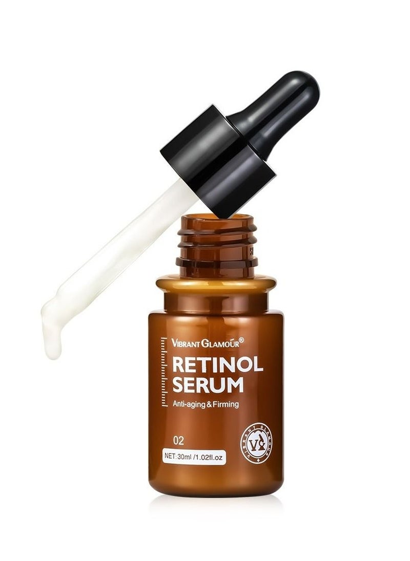 Vibrant Glamour Retinol Cream Skin Moisturizing Whitening Cream and Serum Combo Anti-Wrinkle, Anti-Aging,Brightening and Lightening,Pores Repair Lighten Sensitive Area Dark Spots 30g  + 30ml  - Image 2