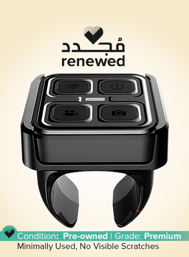 SJCAM Renewed - Wireless Smart Watch Remote Controller Compatible with SJCAM M20 SJ6 SJ7 SJ8 SJ9 Series Black SJ-REMOT-20 - Image 1
