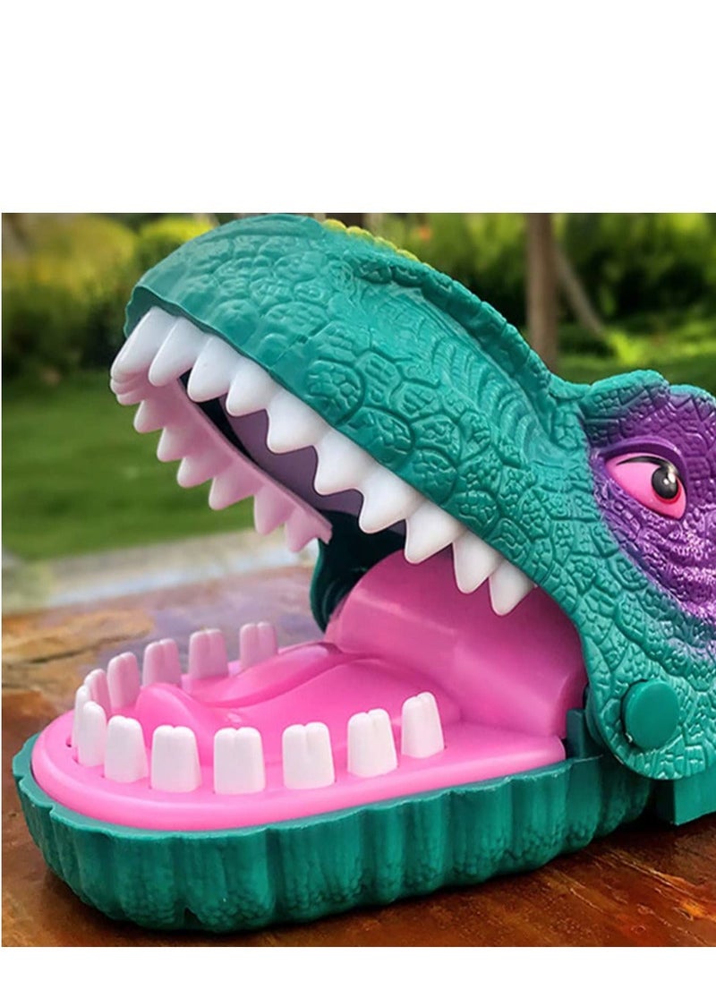 Generic - Dinosaur Dentist Game, Classic Bite Finger Game Dino Toy Funny Family Party Tabletop Board with LED Light and Sound - Image 1
