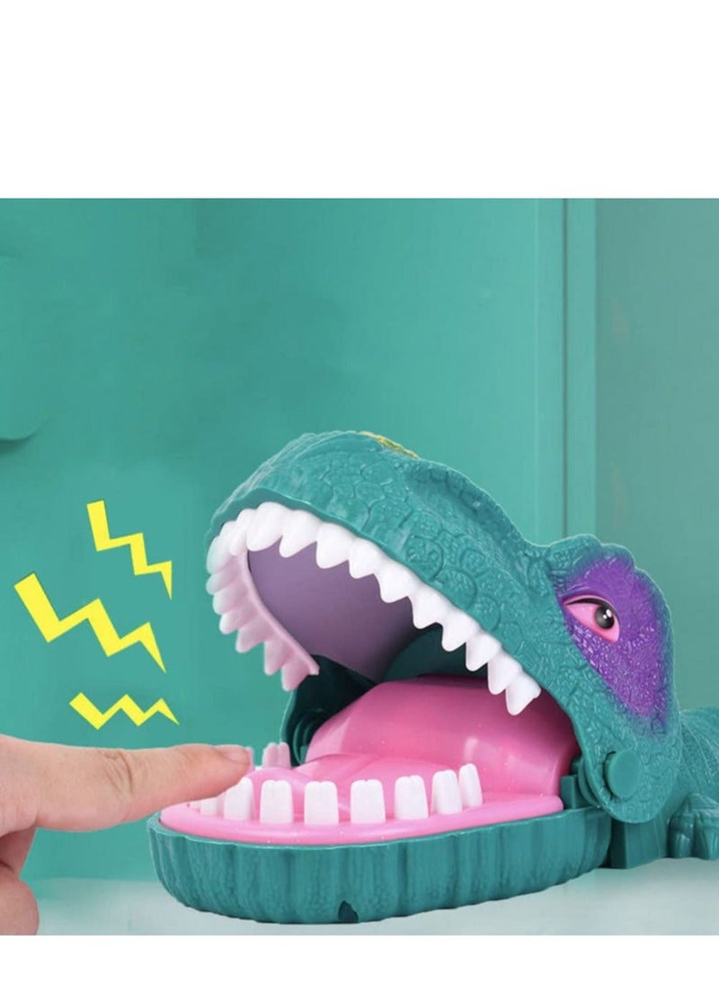 Generic - Dinosaur Dentist Game, Classic Bite Finger Game Dino Toy Funny Family Party Tabletop Board with LED Light and Sound - Image 1