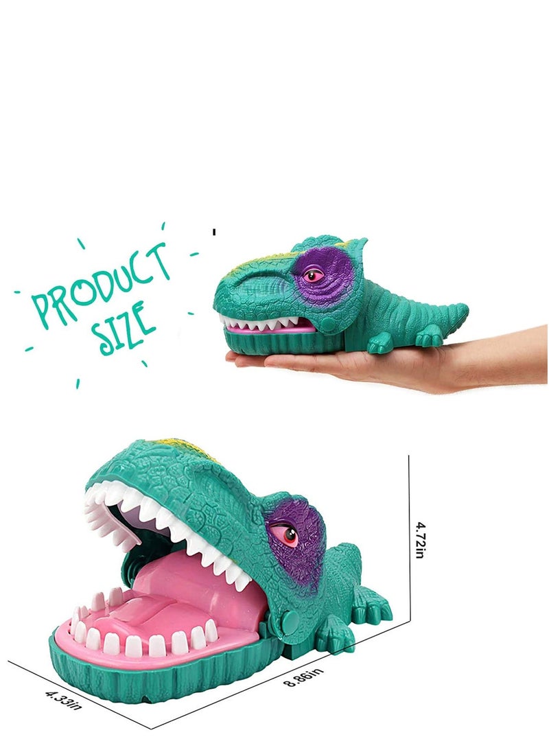 Generic - Dinosaur Dentist Game, Classic Bite Finger Game Dino Toy Funny Family Party Tabletop Board with LED Light and Sound - Image 1