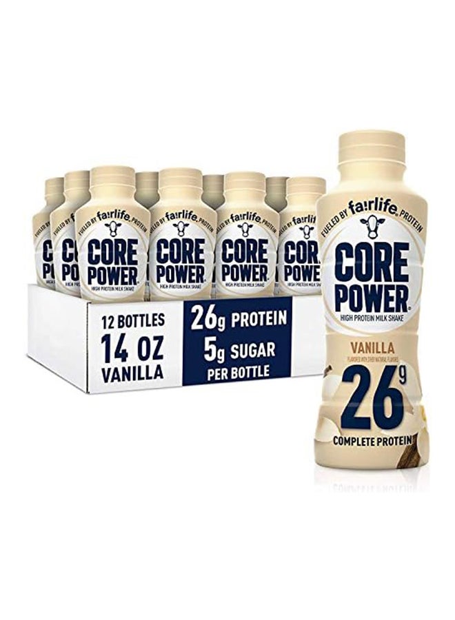 Fairlife Core Power High Protein Milk Shake Vanilla 414Ml, With 26G Protein,  1X12 Pack - Image 3