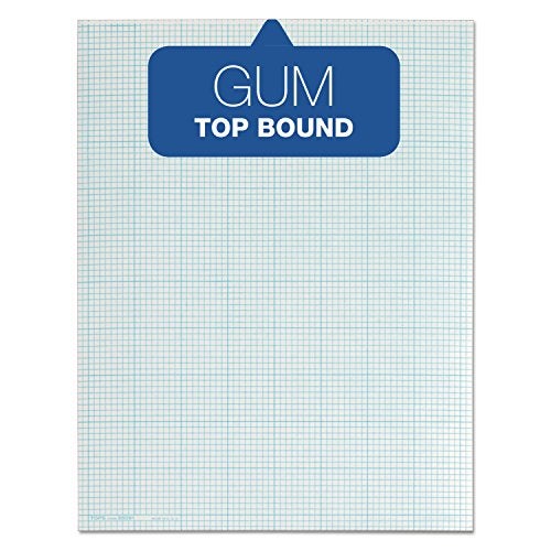 TOPS 35081 Cross Section Pads, 8 Squares, 8 1/2 x 11, White, 50 Sheets - Image 5