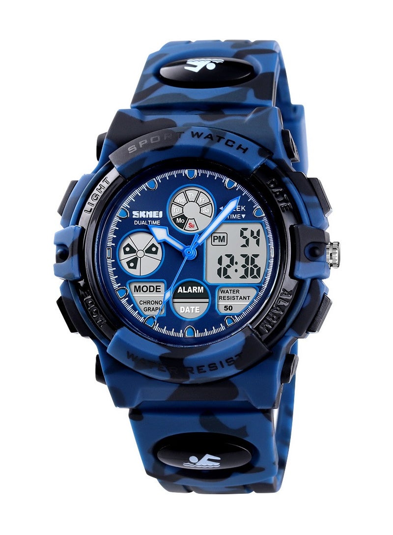 Moment beauty luminous multifunctional student sports waterproof children's electronic sports watch skmei1163