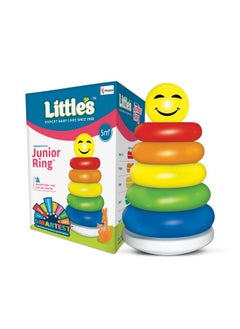 Little's Junior Ring | Stacking Toys For Kids | 6 Rings Multi-Colour Kids Toys | Colorful Toddler Activity Toys | Baby Toys | Motor And Reasoning Skills  - Image 1
