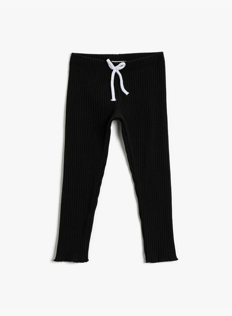 KOTON Front Tie Leggings  - Image 1