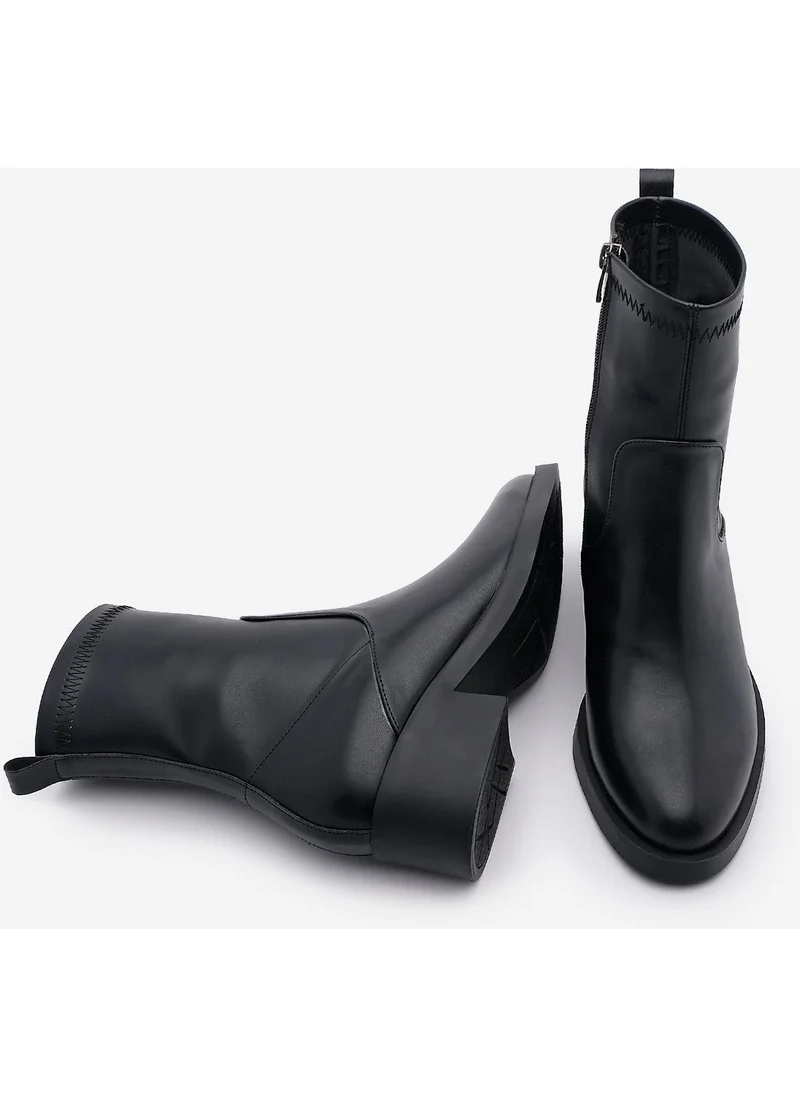 مارجين Women's Zippered Casual Boots Befor