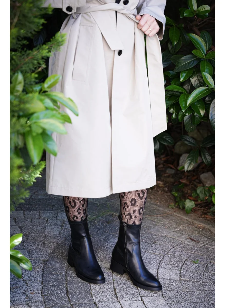 مارجين Women's Zippered Casual Boots Befor